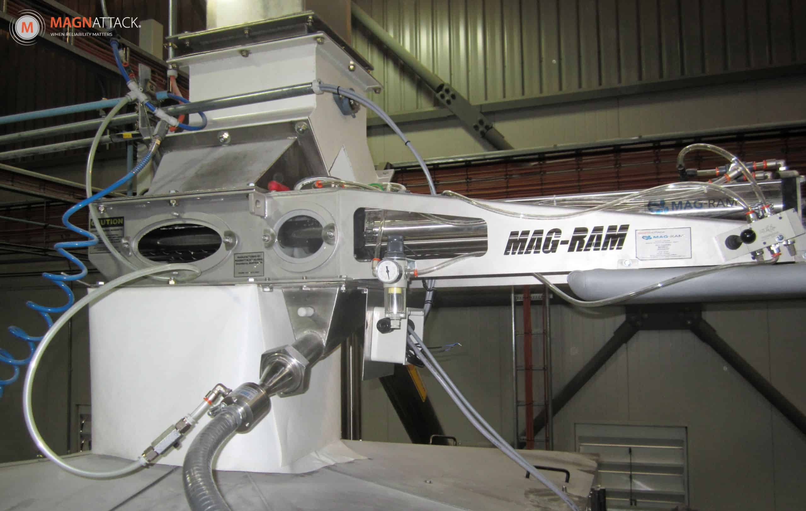 Mag-Ram installed at a rice processing plant