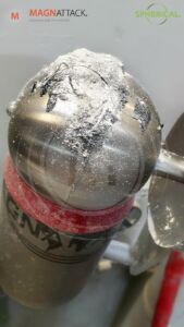 Spherical Magnet with fragments